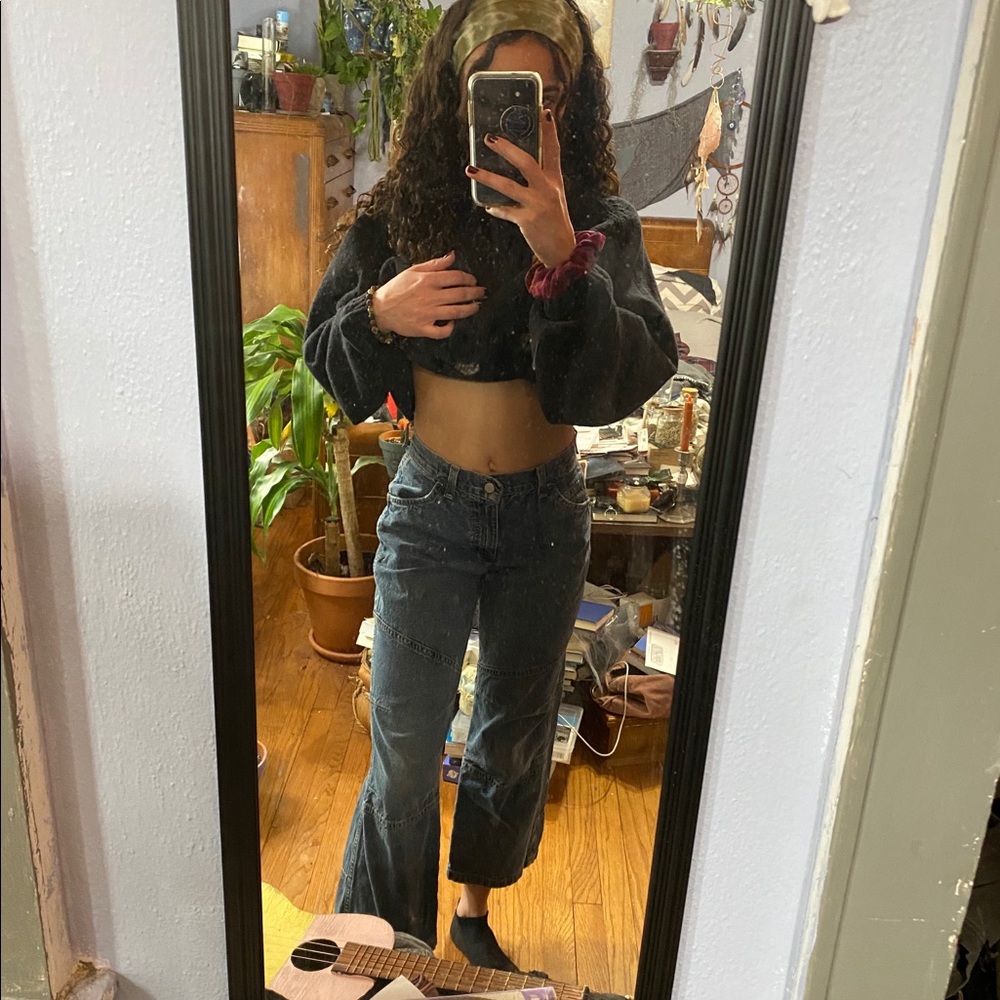 Vintage lined denim